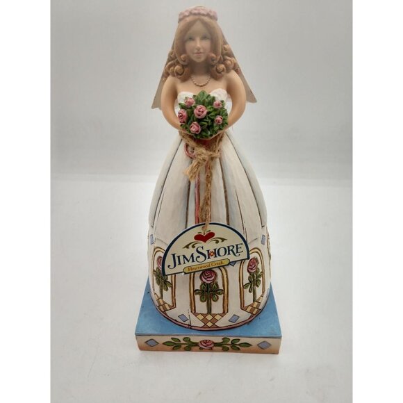 Jim Shore Bride Figurine "From This Day Forward" Handcrafted Resin 8.5" Tall Hea - Picture 6 of 6